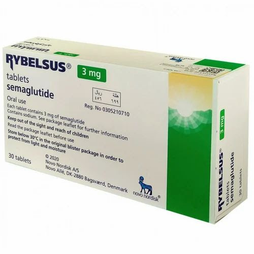 Rybelsus 3mg x 30 tablets (Diabetic medication) Rybelsus 3mg x 30 tablets (Diabetic medication)